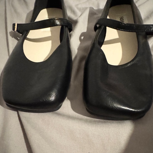 Fashion Black Mary Jane Style Flat Shoes - Picture 5 of 8